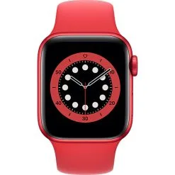 Apple Watch S6 M00M3DH 44 Mm - Rød Alu Case Og Rød Sportsrem