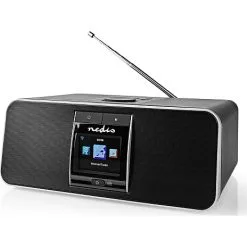 Nedis Internet Radio Med FM/DAB+/Bluetooth Sort/Sølv -Husholdning butik 3d2e90549241592e4d0fc7aaaf9f4457