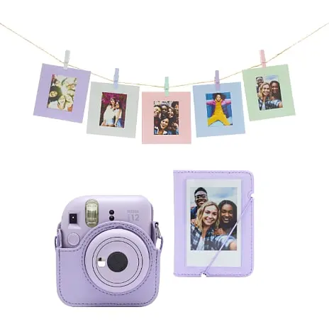 INSTAX Fuji Film INSTAX Mini 12 Tilbehørssæt - Lilla 4 INSTAX Fuji Film INSTAX Mini 12 Tilbehørssæt - Lilla - Billede 2
