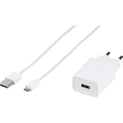Vivanco Home Charger 3A 15W + USB-C Cable - Adaptiv Fast Charging