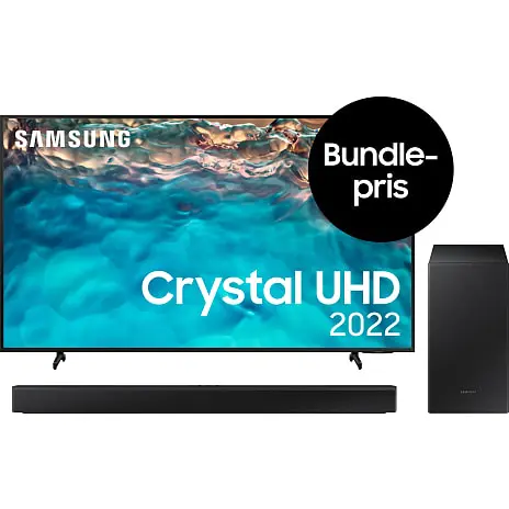 Samsung 85" Crystal UHD TV UE85BU8005 Inkl. Samsung HW-B440 2.1 Soundbar 3 Samsung 85" Crystal UHD TV UE85BU8005 Inkl. Samsung HW-B440 2.1 Soundbar