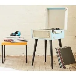 GPO Retro GPO BERMUDA Pladespiller - Blå -Husholdning butik 43a3de27 6201 4544 98ac b5d32463d4bf