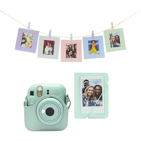 INSTAX Fuji Film INSTAX Mini 12 Tilbehørssæt - Mintgrøn 4 INSTAX Fuji Film INSTAX Mini 12 Tilbehørssæt - Mintgrøn - Billede 2