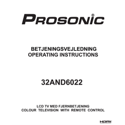 Prosonic 32" LED TV 32AND6022 -Husholdning butik 45792e4b dfb9 4ed6 b4d1 a4b772d8d3e9