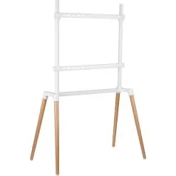 Nedis Tv-gulvstativ Hvid/Bøg 60-75" -Husholdning butik 458adb627ae007ce464104552cb68644