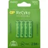 GP ReCyko Accu 4-pak AAA 950mAh Genopladelige Batterier -Husholdning butik 48340d30d0a4c54472cada290e2b139f