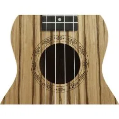 DiMavery UK-400 Ukulele Sopran Zebratræ -Husholdning butik 48d1159147a0e27f8ee383fe8e686a44