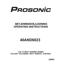 Prosonic 40" LED TV 40AND6023 -Husholdning butik 4c829c86637b38d472a8c45f6bc16123