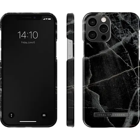 Ideal Of Sweden IDEAL Case IPhone 12/12 Pro - Black Thunder Marble 7 Ideal Of Sweden IDEAL Case IPhone 12/12 Pro - Black Thunder Marble - Billede 5