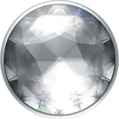 PopSockets Premium Aftagelig Greb Med Standerfunktion - Disco Crystal Silver