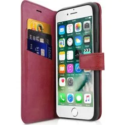 ITSKINS IPhone SE-2020/8/7/6S/6 Book - Vin Rød