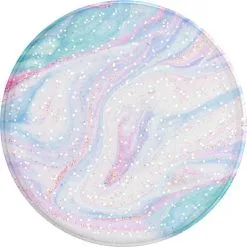 PopSockets Premium Aftageligt Greb Med Standerfunktion - Glitter Soft Swirls