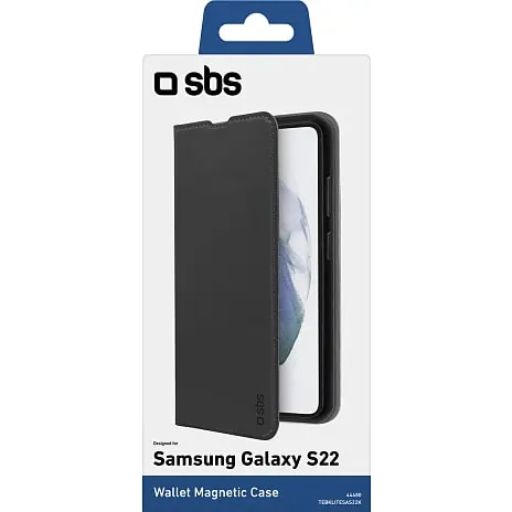 SBS Samsung S22+ Wallet Cover - Sort 4 SBS Samsung S22+ Wallet Cover - Sort - Billede 2