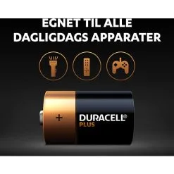 Duracell Batterier Plus Power D - 2 Stk. -Husholdning butik 559b22bc 888a 4880 964c 308fdfca852c