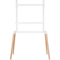 Nedis Tv-gulvstativ Hvid/Bøg 60-75" -Husholdning butik 5651ccabe8eeb29e475652ffb3fa4755