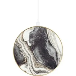 IDEAL OF SWEDEN Trådløs Qi-oplader - Golden Ash Marble