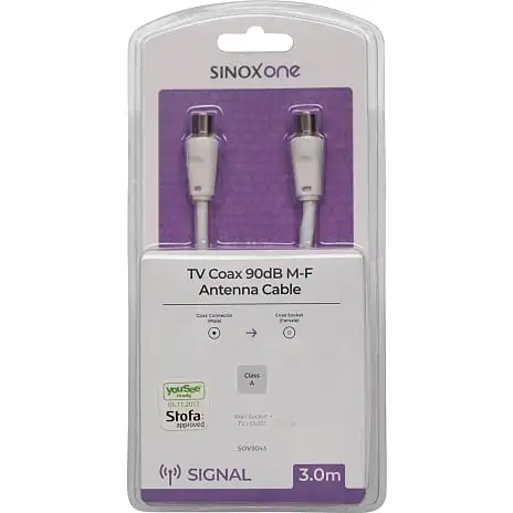 Sinox One Antennekabel - 3 Meter 5 Sinox One Antennekabel - 3 Meter - Billede 3