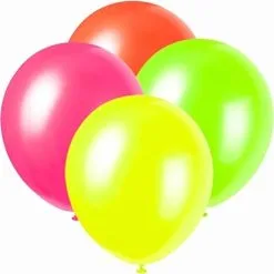 Party4Fun Neonfarvede UV Balloner 100 Stk Mix -Husholdning butik 5962898f0a47bf2a804a38aafdba2e78