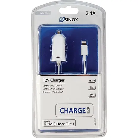 SINOX SXI791MFI 12Volt Lader - Hvid 5 SINOX SXI791MFI 12Volt Lader - Hvid - Billede 3