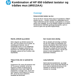 HP 650 Trådløs Mus Og Keyboard -Husholdning butik 5c126a50 7f5f 43eb 9073 c7da3eba926d