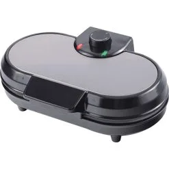 Salling Dobbelt Vaffeljern - Sort/stål