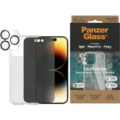 PanzerGlass 3-i-1 Beskyttelsessæt IPhone 14 Pro -Husholdning butik 5dcbf080e9545ca17418f337bfce155a
