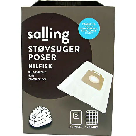 Salling Støvsugerposer 5-pak Til Nilfisk 3 Salling Støvsugerposer 5-pak Til Nilfisk