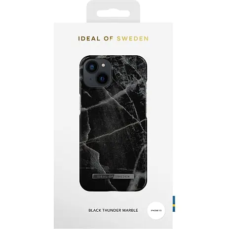 Ideal Of Sweden IDEAL Case IPhone 13 - Black Thunder Marble 4 Ideal Of Sweden IDEAL Case IPhone 13 - Black Thunder Marble - Billede 2