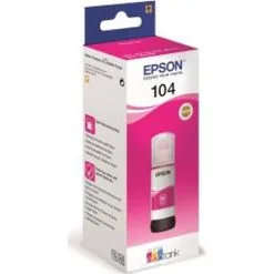 Epson® T104 Magenta EcoTank Ink Printerblæk - Rød