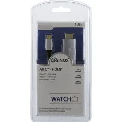 SINOX SXI6622 HUB. USB-C Til HDMI Han - Sølv -Husholdning butik 63a1ae99 5c8c 422a ba58 5e2eaf0e2c25