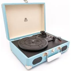 GPO Retro GPO Soho Pladespiller Lyseblå -Husholdning butik 65a5a7a45eb333c098b0e3e8dd23d269