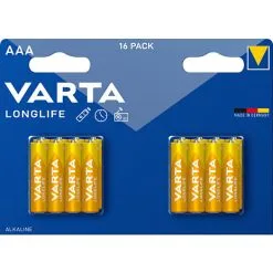 Varta Longlife AAA Batterier - 16-pak