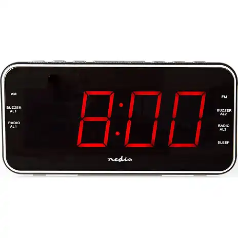 Nedis Clockradio Med Vækkeur 3 Nedis Clockradio Med Vækkeur