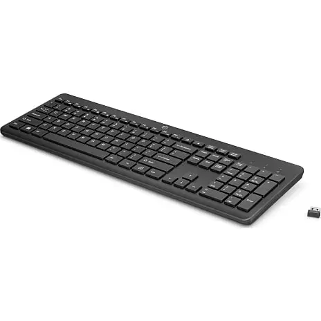 HP 230 Trådløs Tastatur - Sort 4 HP 230 Trådløs Tastatur - Sort - Billede 2