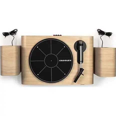Crosley Gig Pladespiller Med Højttalere - Natural 12 Crosley Gig Pladespiller Med Højttalere - Natural - Billede 10