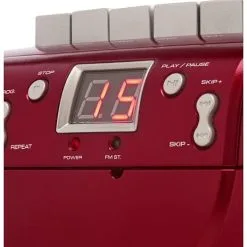 GPO Retro GPO PCD 299 CD/kassette Afspiller - Rød -Husholdning butik 6beec4806152e7a7c541949ad2fe41e2