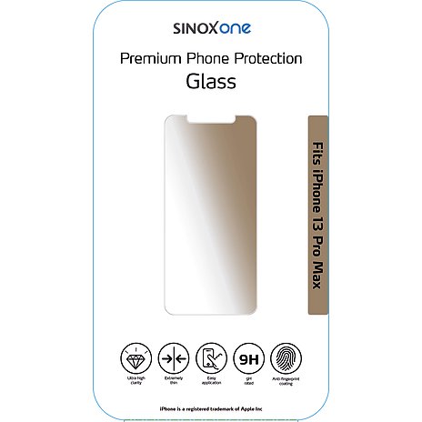 Sinox One Beskyttelsesglas Til IPhone 13 Pro Max 4 Sinox One Beskyttelsesglas Til IPhone 13 Pro Max - Billede 2