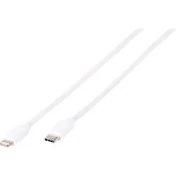 Vivanco USB-C - Lightning-kabel MFI - Hvid