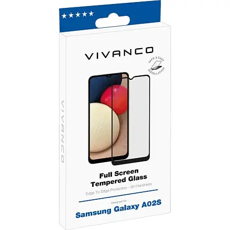 Vivanco Samsung Galaxy A03s Beskyttelsesglas 9H 3 Vivanco Samsung Galaxy A03s Beskyttelsesglas 9H