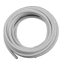 Elworks Plastledning Rund Med Jord 5 Meter - Hvid