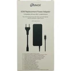 Sinox USB-C PC Strømforsyning 65 Watt -Husholdning butik 70ee6030 3427 46f3 98b4 9c4fa47bf785