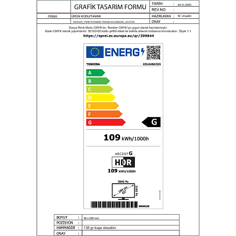 TOSHIBA 65" UHD 65UA6B63DG 10 TOSHIBA 65" UHD 65UA6B63DG - Billede 8