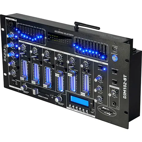 IBIZA 6-kanals Mixer / 12 Indgange M. USB Og Bluetooth 8 IBIZA 6-kanals Mixer / 12 Indgange M. USB Og Bluetooth - Billede 6