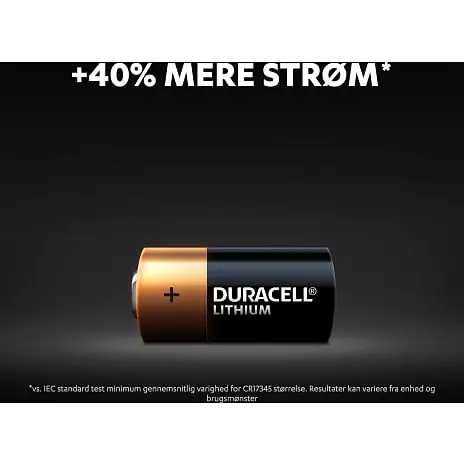 Duracell High Power Litium 123 Batteri 5 Duracell High Power Litium 123 Batteri - Billede 3