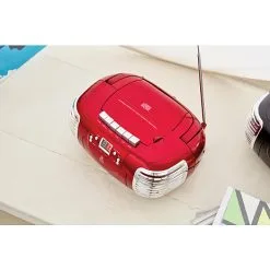 GPO Retro GPO PCD 299 CD/kassette Afspiller - Rød -Husholdning butik 780e4612 314f 4d40 aabd 972531c493a8