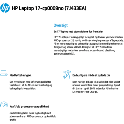 HP 17" Laptop AMD Athlon -Husholdning butik 787e5fc1eadf942b3a74b1a2739b16d7