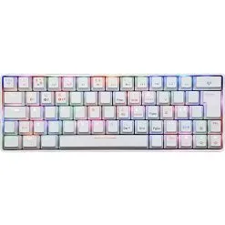 Fourze GK60 Mini Gamertastatur - Hvid