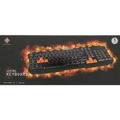 Deltaco Gaming keyboard Med Anti-ghosting, USB Og Nordisk Layout - Sort/orange -Husholdning butik 7adc8614 2f6d 4866 957d 53114a9a0be3