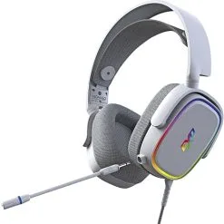 EXO Nomad Ultralight RGB Headset - Hvid
