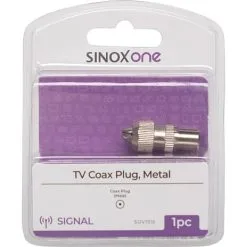 Sinox One Coax Antenne Hanstik - Metal -Husholdning butik 7fcb9802 739e 4986 bfcb 002280abedcf